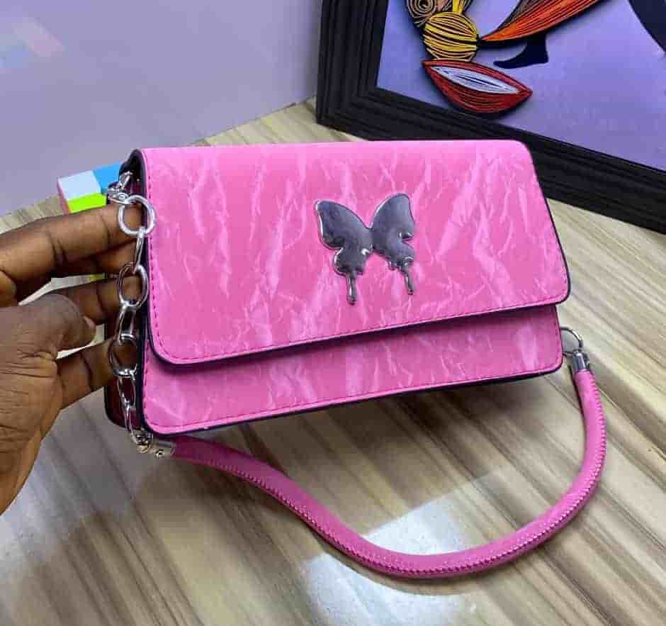 pu lather bag, stylish bag, ponnotori, ladies bag,