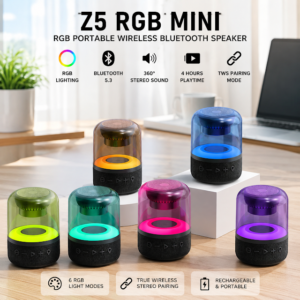Z5 MINI RGB PORTABLE WIRELESS BLUETOOTH SPEAKER, ponnotori,